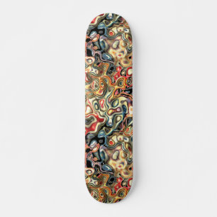 Skateboard Planche à roulettes d'art abstrait