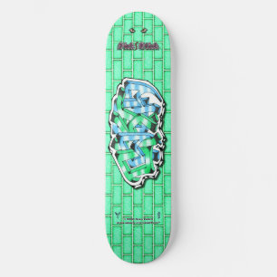 Skateboard Planche à roulettes d'art fait sur commande de
