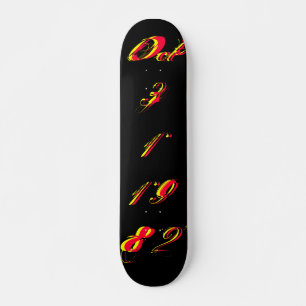 Skateboard Planche à roulettes de "B-Jour" le 31 octobre 198