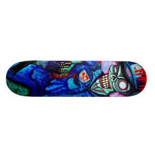 Skateboard Planche à roulettes de cannette de fil de zombi