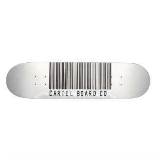 Skateboard Planche à roulettes de code barres de cartel