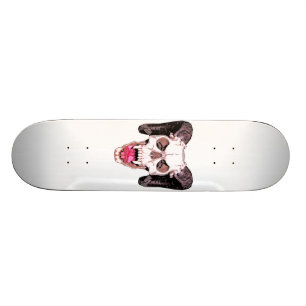 Skateboard Planche à roulettes de crâne