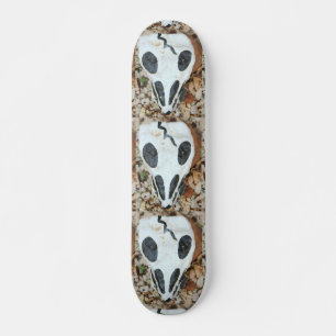 Skateboard planche à roulettes de crâne peinte muertos de d