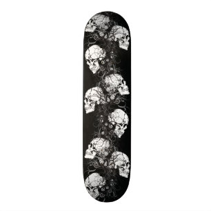 Skateboard Planche à roulettes de crânes d'imaginaire