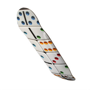 Skateboard Planche à roulettes de dominos