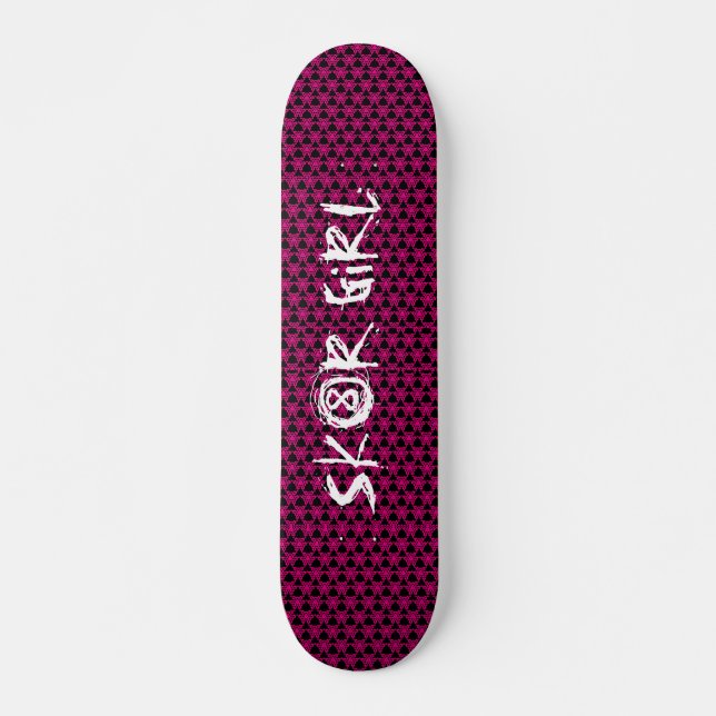 Skateboard Planche à roulettes de fille de SK8R (Devant)