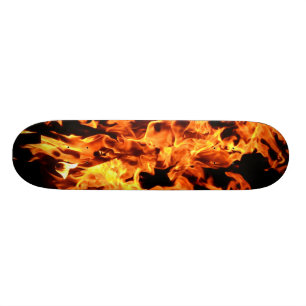 Skateboard Planche à roulettes de flammes