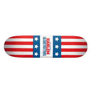 Skateboard Planche à roulettes de globes-trotter de Harlem