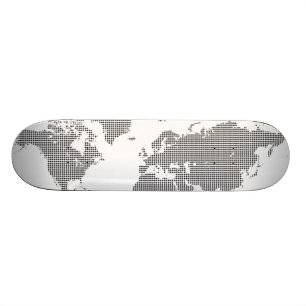 Skateboard planche à roulettes de la carte du workd 2part (1