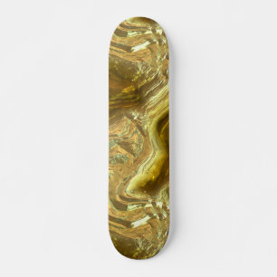 Skateboard Planche à roulettes de la rivière 1 d'or