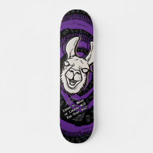 Skateboard Planche à roulettes de lama de régiment de