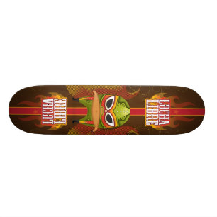 Skateboard planche à roulettes de lucha