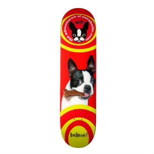Skateboard Planche à roulettes de mirabelle de Boston Terrier