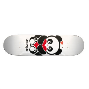 Skateboard Planche à roulettes de Panda® d'amour mini