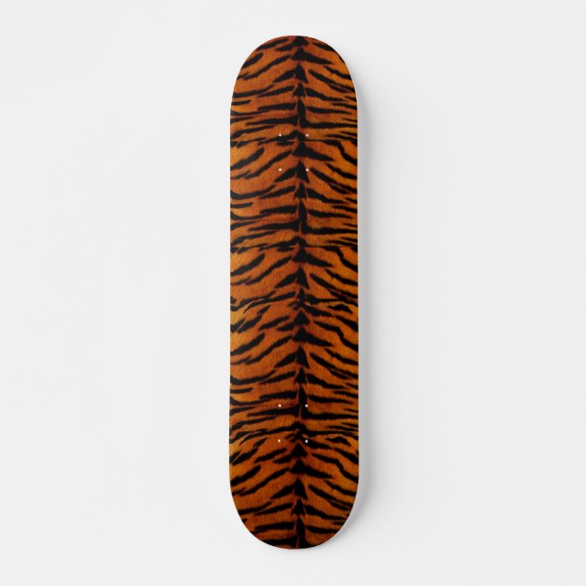 Skateboard Planche à roulettes de peau de tigre (Devant)