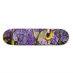 Skateboard Planche à roulettes de plots réflectorisés