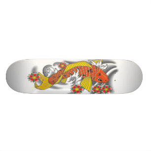Skateboard Planche à roulettes de poissons de Koi pro