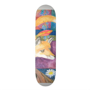 Skateboard planche à roulettes de renard
