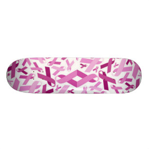 Skateboard Planche à roulettes de rubans de cancer du sein