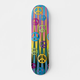 Skateboard Planche à roulettes de signe de paix