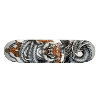 Skateboard Planche à roulettes de tigre de dragon