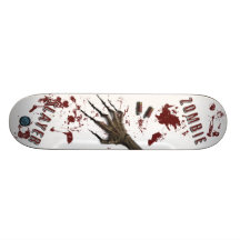 Planche à roulettes de tueur de zombi pro