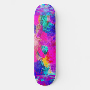 Skateboard Planche à roulettes d'explosion de couleur