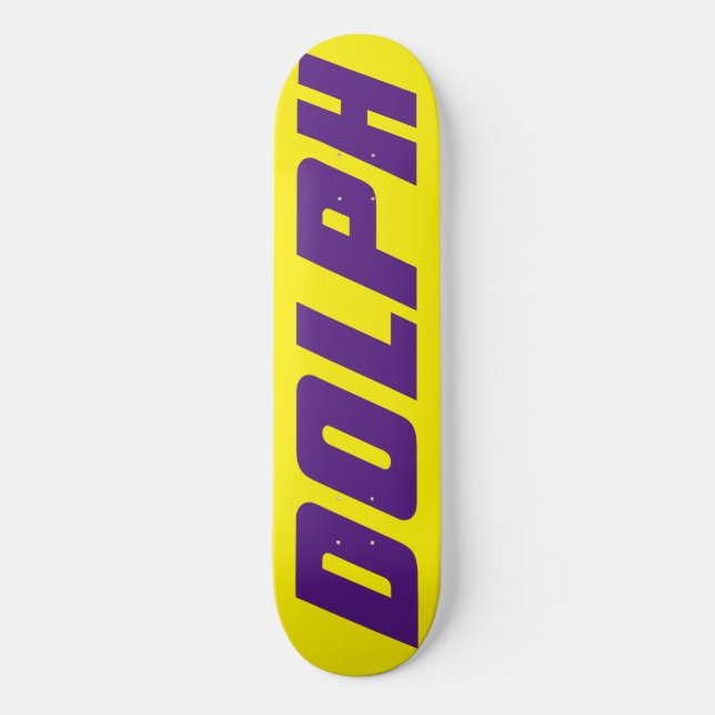 Skateboard Planche à roulettes DOLPH  Tribute 8 1/4" (Recto)