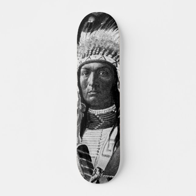 Skateboard Planche à roulettes du chef amérindien (Devant)