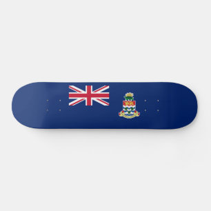 Skateboard Planche à roulettes du drapeau des îles Caïmans