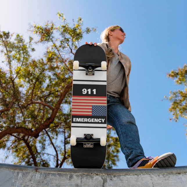 Skateboard Planche à roulettes d'urgence 911 (Extérieur 1)