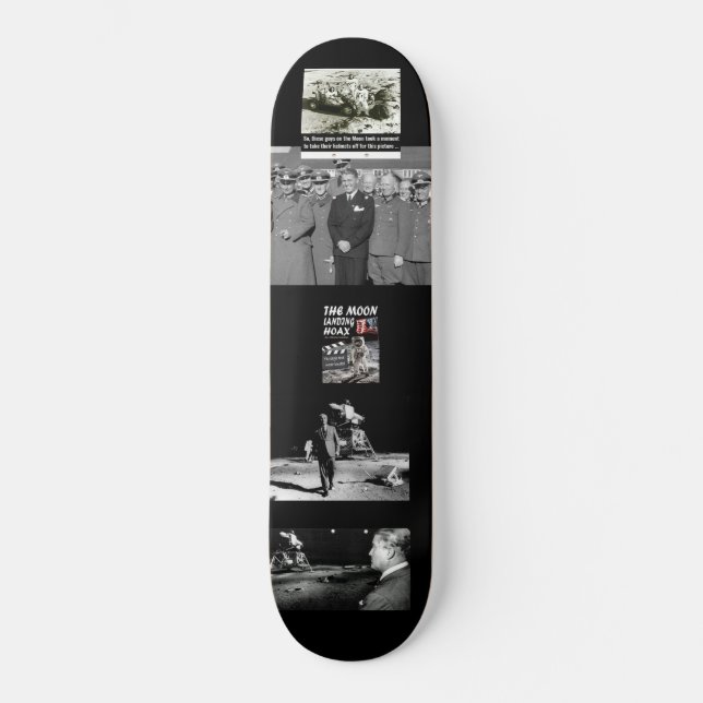 SKATEBOARD PLANCHE À ROULETTES FAUSSE LUNE (Recto)