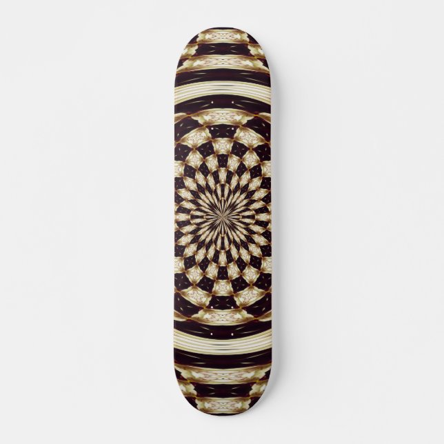 Skateboard Planche à roulettes Fleur (Devant)