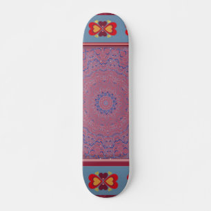 Skateboard Planche à roulettes folk Heart Motif