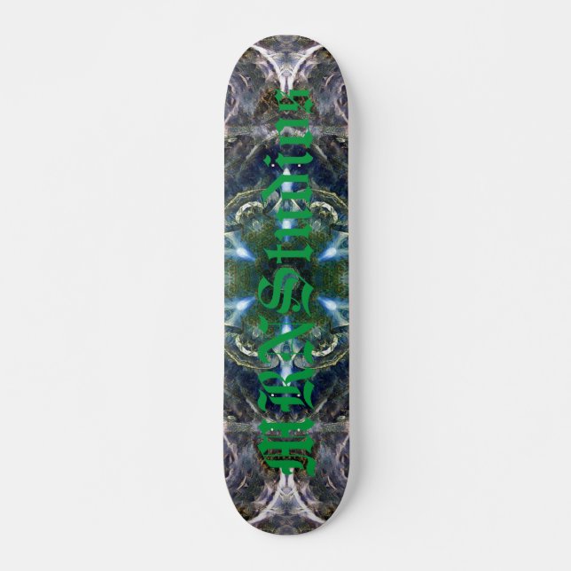 Skateboard Planche à roulettes folk Mandala (Devant)
