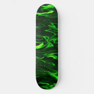 Skateboard Planche à roulettes Green Flame Wave