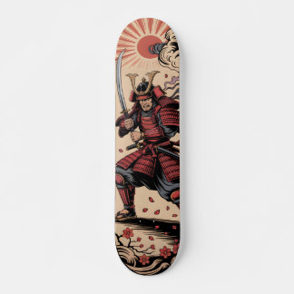 Skateboard Planche à roulettes Guerrier Samouraï