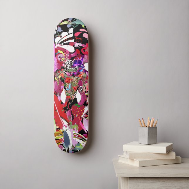 Skateboard planche à roulettes Hidden Skull (Art mural)