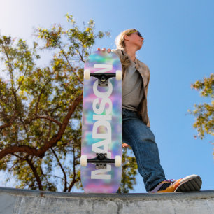 Skateboard Planche à roulettes holographique personnalisée ar