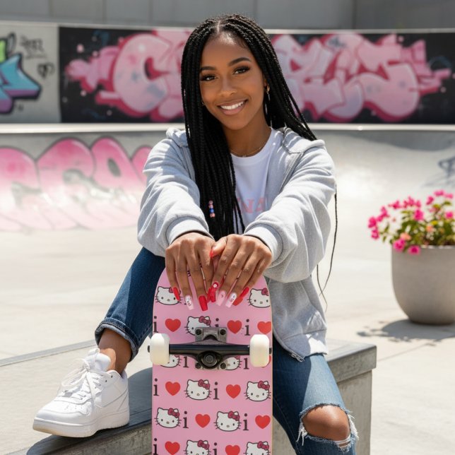 Skateboard Planche à roulettes Kitty (Créateur téléchargé)
