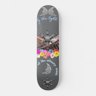 Skateboard Planche à roulettes Lune Argentée 