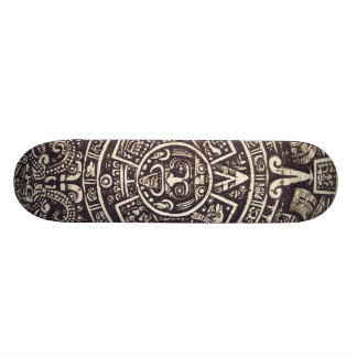 Skateboard Planche à roulettes maya d'art de calendrier