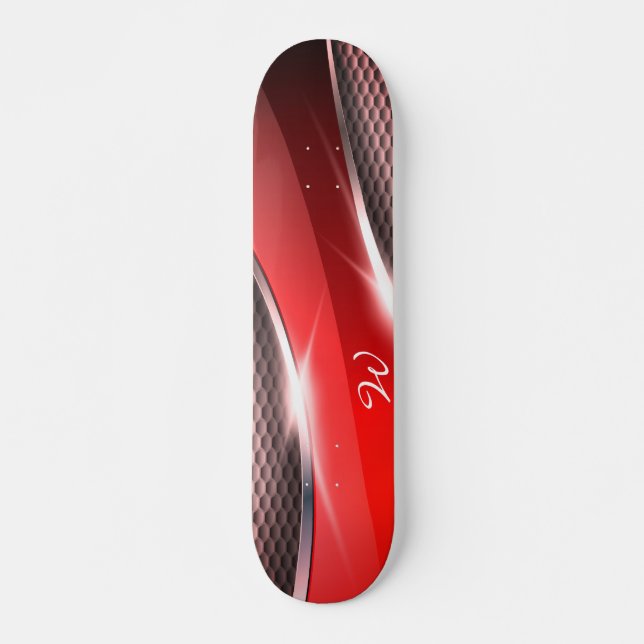 Skateboard Planche à roulettes Metallic Background Art 1 (Devant)