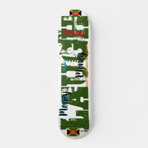 SKATEBOARD PLANCHE À ROULETTES MONEY  LAUGH  JMT 7 3/4"