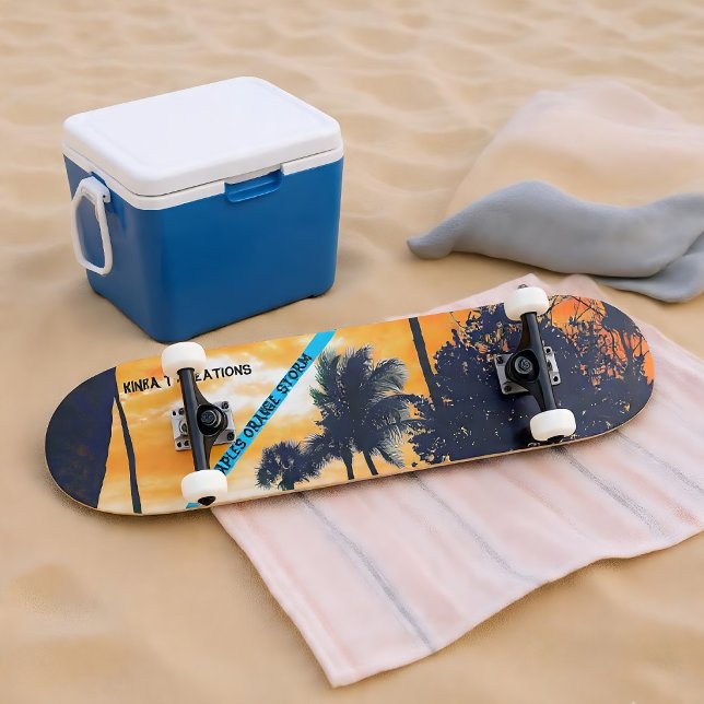 Skateboard Planche à roulettes Naples Orange Storm 7 7/8" (Créateur téléchargé)