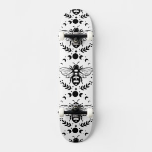 Skateboard Planche à roulettes noir et blanc
