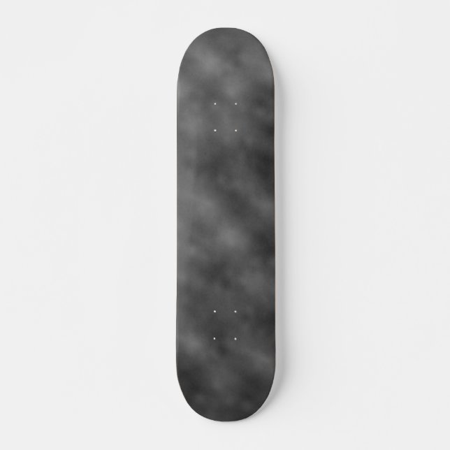 Skateboard Planche à roulettes noire et blanche de brouillard (Devant)