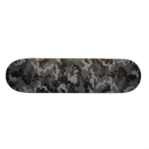 Skateboard Planche à roulettes noire faite sur commande de