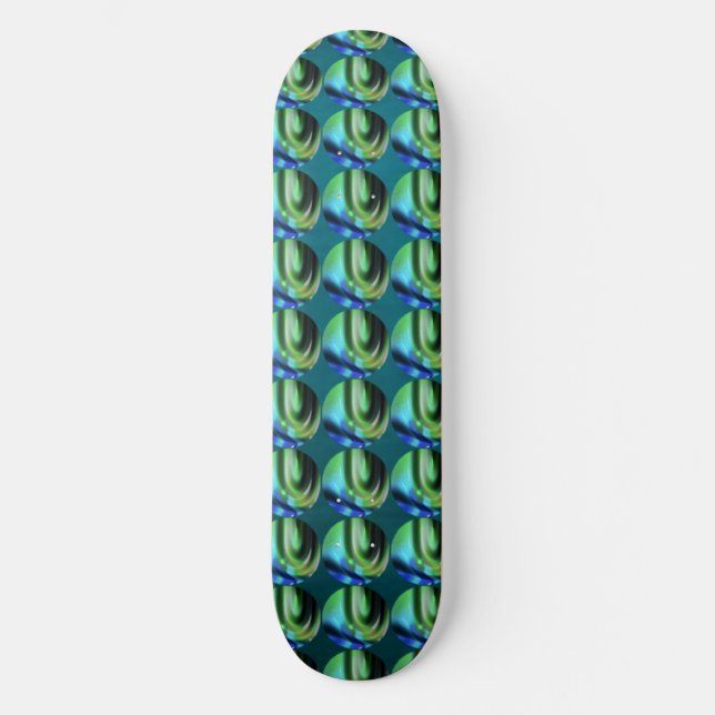 Skateboard Planche à roulettes Peacock Bubble (Recto)