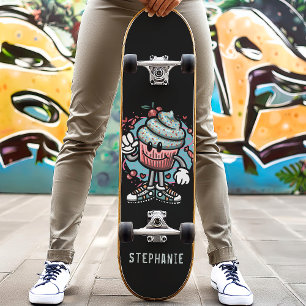 Skateboard Planche à roulettes personnalisée avec nom et cupc